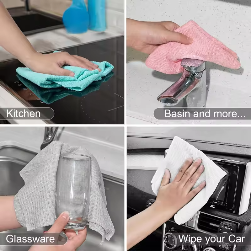 Wipezy Roll - Microfiber Cleaning Cloth (20 Sheets) for Home, Kitchen & More.