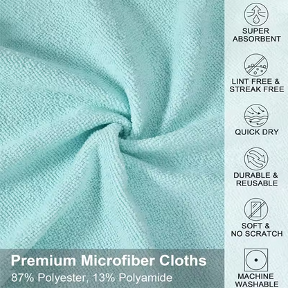 Wipezy Roll - Microfiber Cleaning Cloth (20 Sheets) for Home, Kitchen & More.